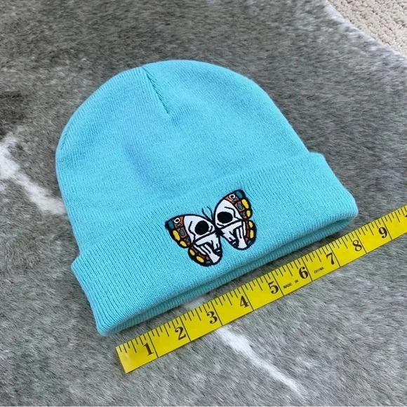 Skull Butterfly Beanie - Picture 9 of 9
